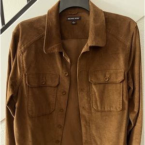 Michael Kors Mens Brown Corduroy Jacket